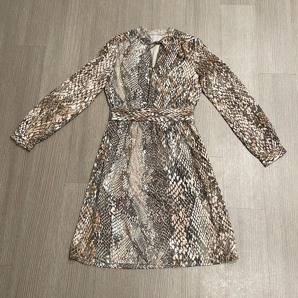 H&M women’s snake print dress